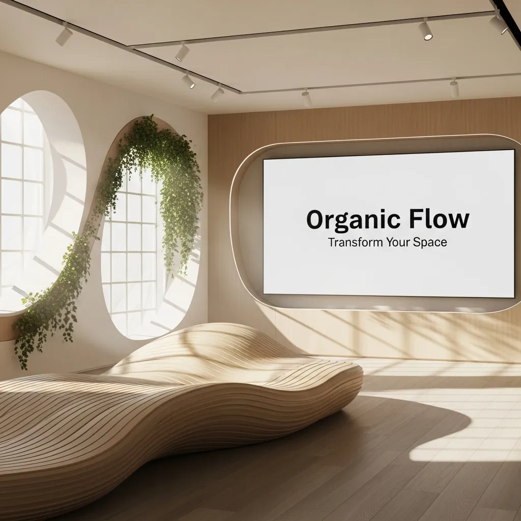 Organic flow in space organization